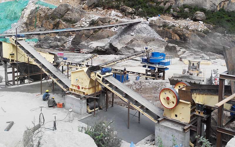 河南三門峽河卵石制砂生產線