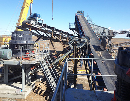 山東威?；◢弾r破碎生產(chǎn)線