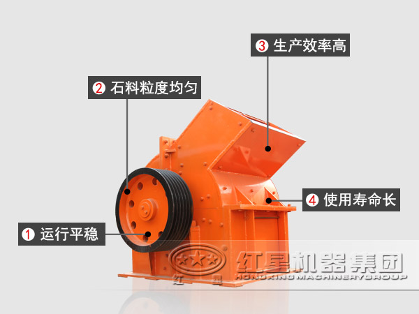 碳鋼錘式破碎機(jī)優(yōu)勢(shì)