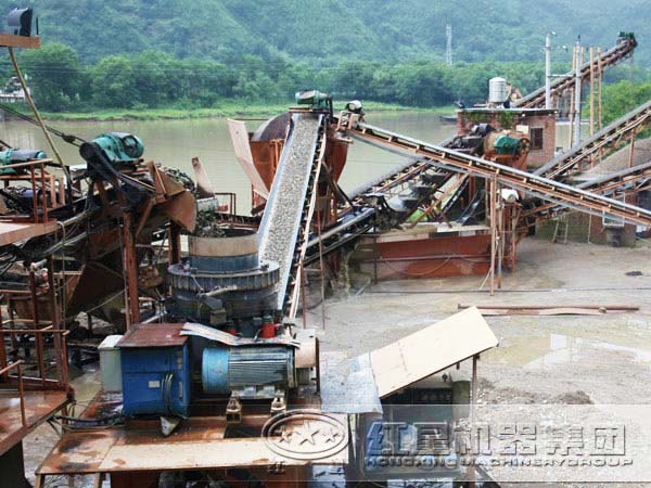 河卵石機(jī)制砂生產(chǎn)線