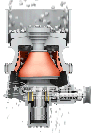 臺產(chǎn)100噸圓錐破碎機(jī)工作原理