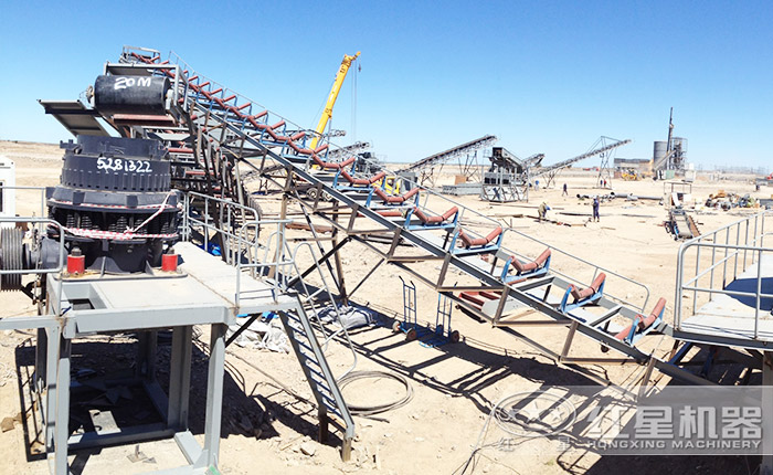 硅石加工現(xiàn)場