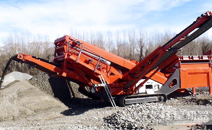 鵝卵石打砂篩砂加工現(xiàn)場