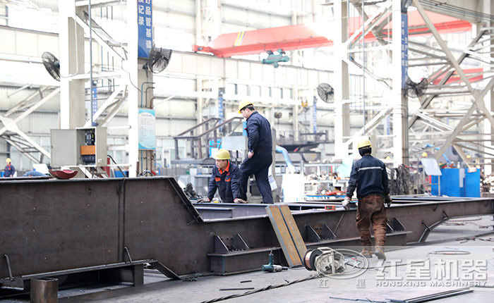 移動制砂機生產(chǎn)車間