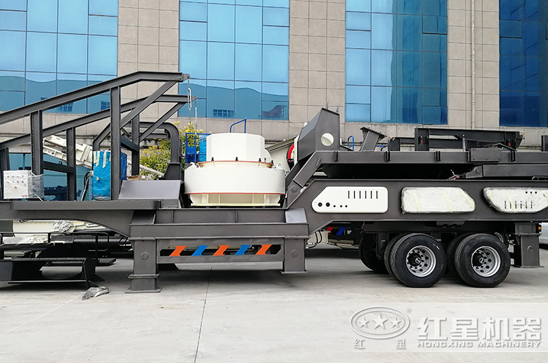 紅星全自動磨砂機（移動式制砂機）風(fēng)采圖