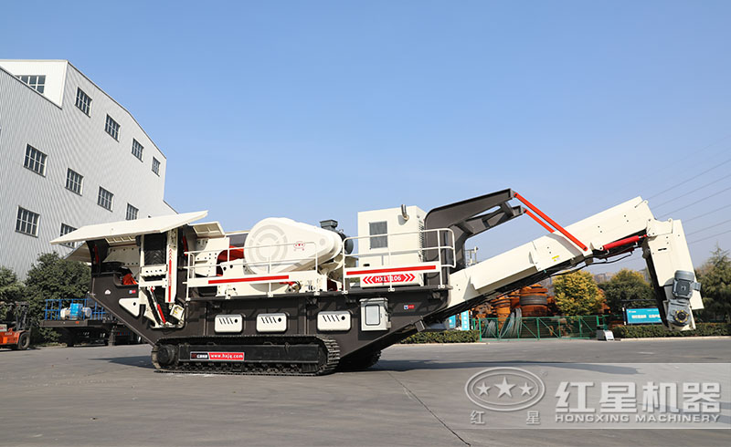 河南紅星履帶式移動69鄂破機液壓驅(qū)動，智能化程度高