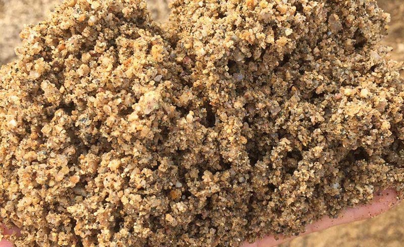 經(jīng)水洗輪式洗沙機清洗過的砂子價格翻倍，更受市場歡迎