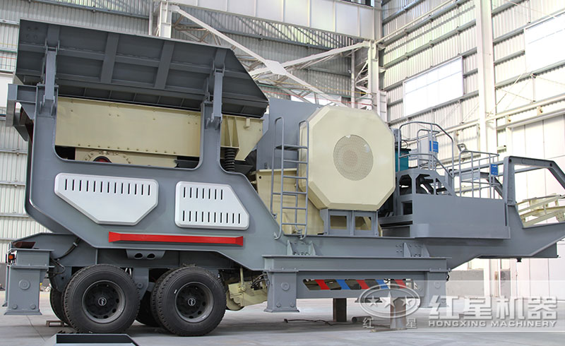 紅星輪胎式移動破碎站