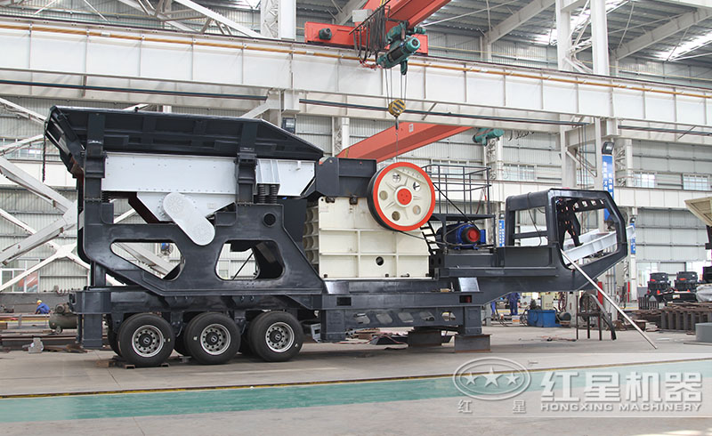 輪胎式移動顎式破碎站