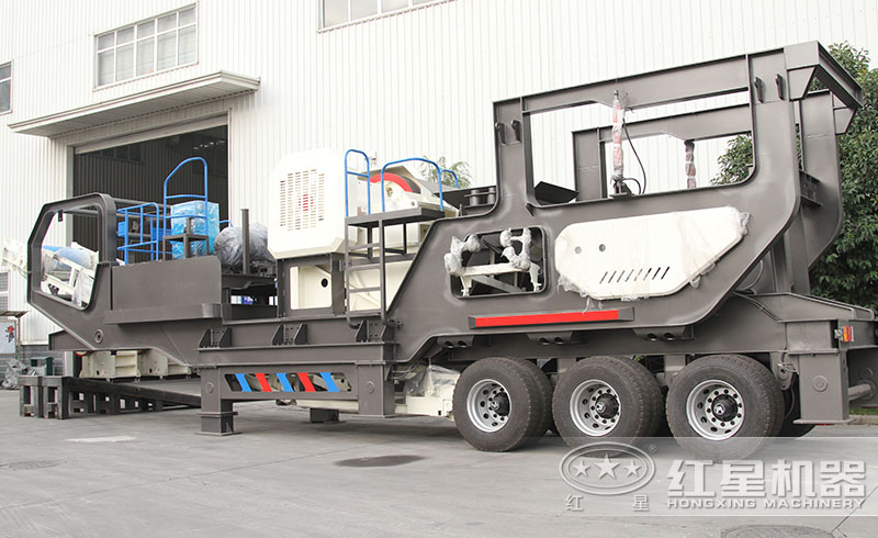 紅星輪胎式流動(dòng)石子磕石機(jī)