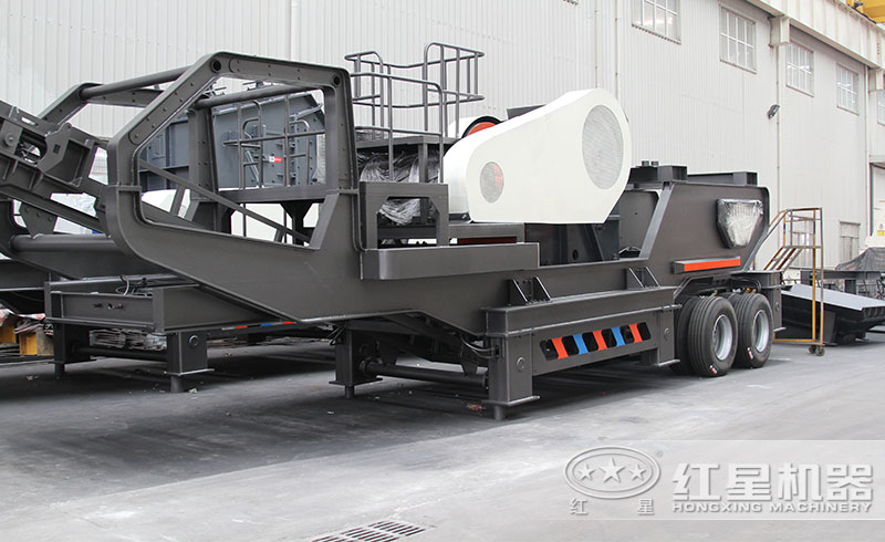 紅星移動式粗碎磕石機(jī)高配置、優(yōu)性能，讓碎石更加智能便捷
