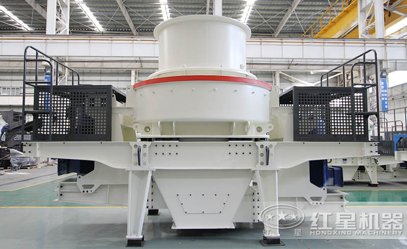 紅星HVI制砂機粉碎大理石廢料高產(chǎn)節(jié)能
