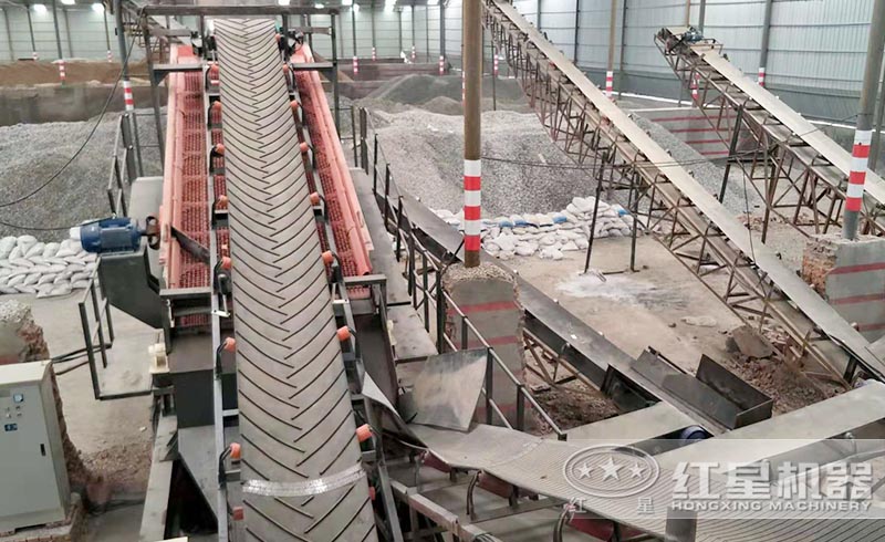 紅星用戶的人工打沙現(xiàn)場