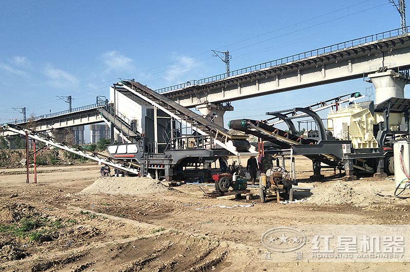 整條建筑垃圾生產(chǎn)線占地小，效率高