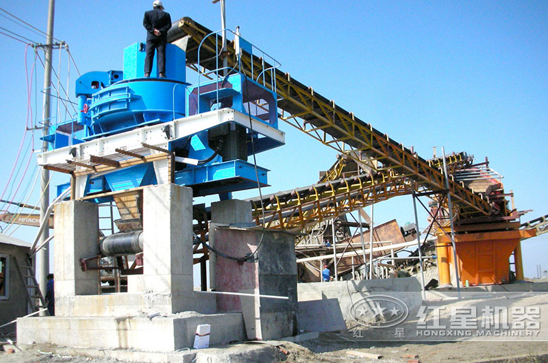 湖南客戶制砂現(xiàn)場