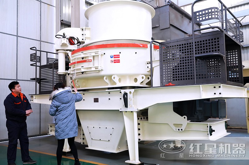 HVI碎沙機(jī)用戶參觀現(xiàn)場