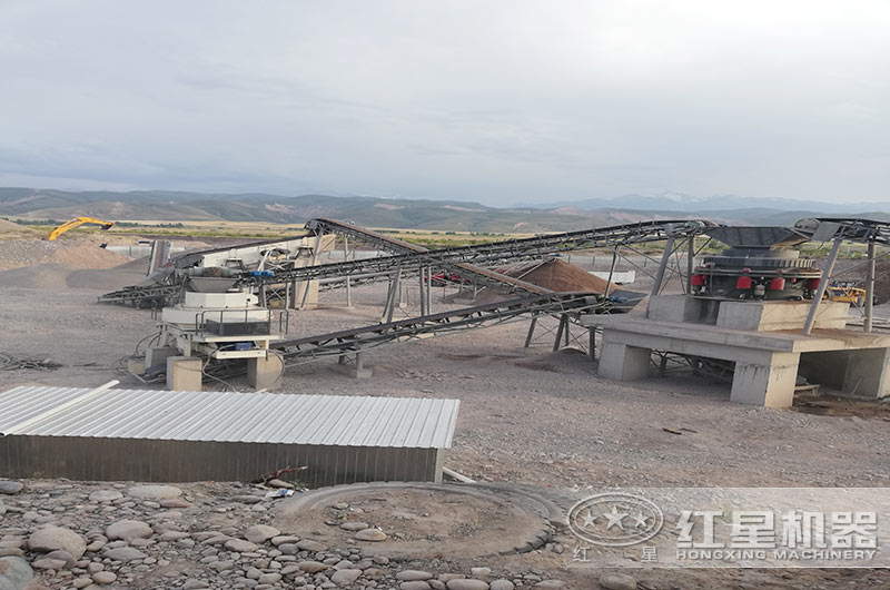 固定式制沙生產現(xiàn)場