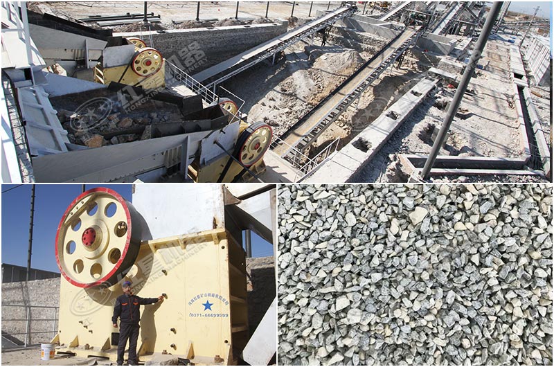 破碎生產現場實拍