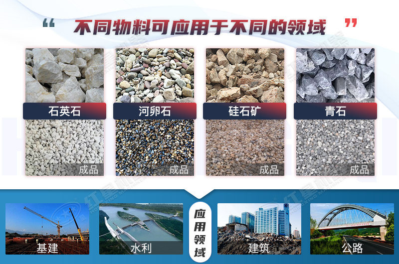 石頭破碎機應用領(lǐng)域廣