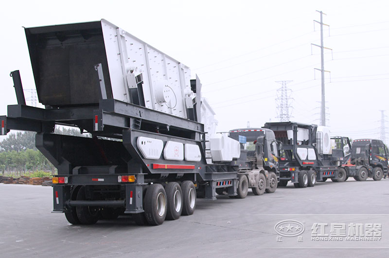 輪胎式移動破碎站