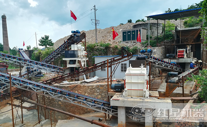 反擊錘式破碎機應用現場